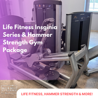 Life Fitness Insignia + Hammer Strength Package w/ Cardio * Anytime Fitness Gym Package * - Buy & Sell Fitness