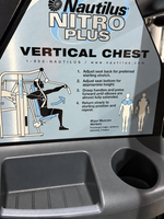 Nautilus Nitro Plus Vertical Chest Press