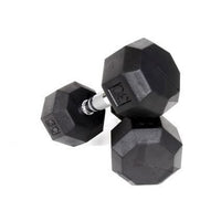 Troy VTX (3-25 lb) Rubber Dumbbells w/ Rack - Buy & Sell Fitness