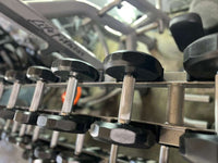 Troy 12-Sided Urethane Dumbbells w/ 3 Tier Rack - Buy & Sell Fitness