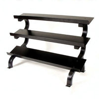 Troy VTX (5-75 lb) Rubber Dumbbells & Rack - Buy & Sell Fitness