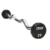 Troy 12-Sided Fixed Urethane Barbells & Rack - Buy & Sell Fitness