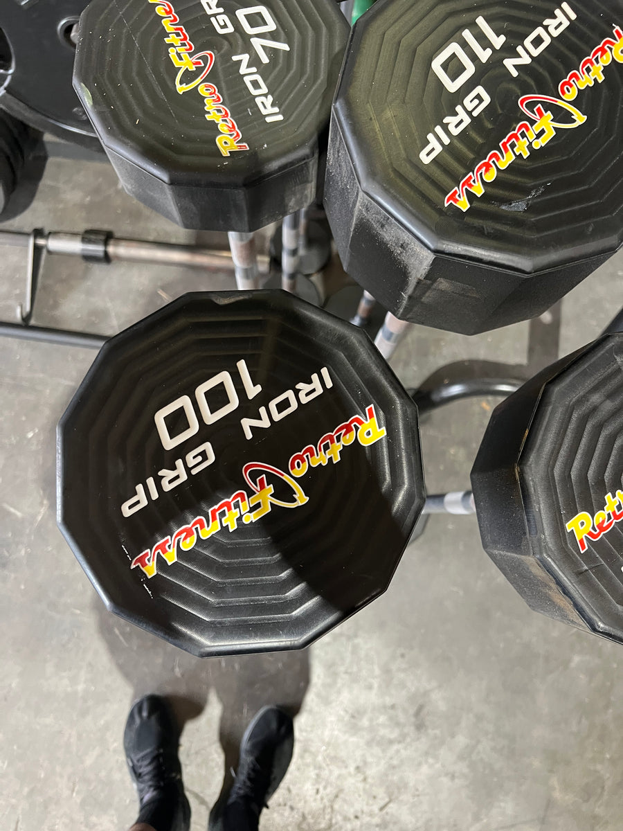 Iron Grip 20-110lb Urethane Barbell Set