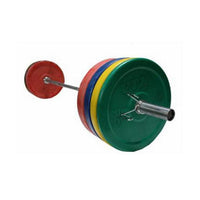Troy VTX 275 lb Colored Bumper Plate Set w/ Bar - Buy & Sell Fitness