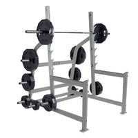 Hammer Strength Olympic Squat Rack  (w/12  Weight Horns) - Buy & Sell Fitness
