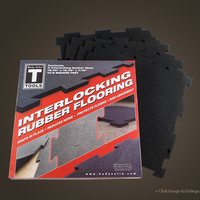 Body-Solid Interlocking Rubber Flooring (black) - Buy & Sell Fitness
