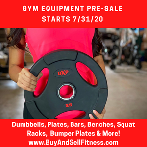 Gym Equipment Pre-Sale Starts 7/31/20