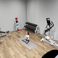 Home Gym Package - 300 Sq Ft