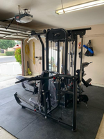 MDF 4 Stack Megatron Compact Multi-Gym -Leg Extension & Curl, Lat Pull, Low Row, Multi-Press
