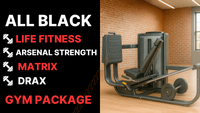 All *BLACK* Life Fitness Insignia / Hammer Strength / Arsenal / Matrix Strength Gym Package + Cardio + Free Weight - Buy & Sell Fitness
