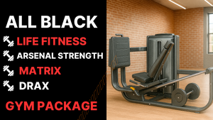 All *BLACK* Life Fitness Insignia / Hammer Strength / Arsenal / Matrix Strength Gym Package + Cardio + Free Weight - Buy & Sell Fitness