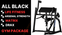 All *BLACK* Life Fitness Insignia / Hammer Strength / Arsenal / Matrix Strength Gym Package + Cardio + Free Weight - Buy & Sell Fitness
