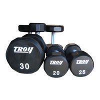 Troy 12-Sided Urethane Dumbbells - Buy & Sell Fitness