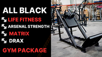 All *BLACK* Life Fitness Insignia / Hammer Strength / Arsenal / Matrix Strength Gym Package + Cardio + Free Weight - Buy & Sell Fitness
