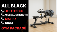 All *BLACK* Life Fitness Insignia / Hammer Strength / Arsenal / Matrix Strength Gym Package + Cardio + Free Weight - Buy & Sell Fitness
