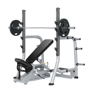Matrix Magnum 3 Way Adjustable Olympic Bench (Flat / Incline / Shoulder)