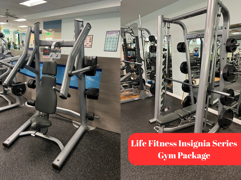 Life Fitness Insignia Series + Signature Series Gym Package W/ Cardio - Buy & Sell Fitness