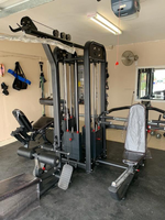 MDF 4 Stack Megatron Compact Multi-Gym -Leg Extension & Curl, Lat Pull, Low Row, Multi-Press
