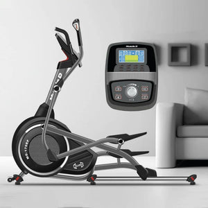 Light Commercial Elliptical Trainer - Muscle D Fitness - LED Display - Upper and Lower Body Movement - Heart Rate Monitor - Buy & Sell Fitness