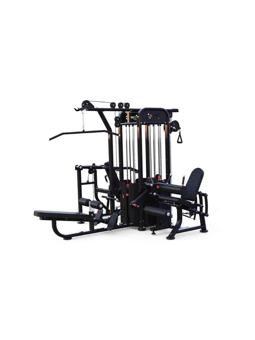 MDF 4 Stack Megatron Compact Multi-Gym -Leg Extension & Curl, Lat Pull, Low Row, Multi-Press