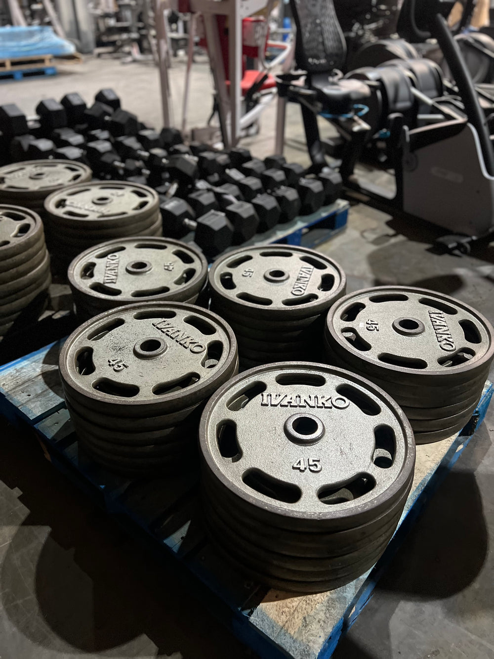 Ivanko Iron Olympic Plates (4,185 lbs)