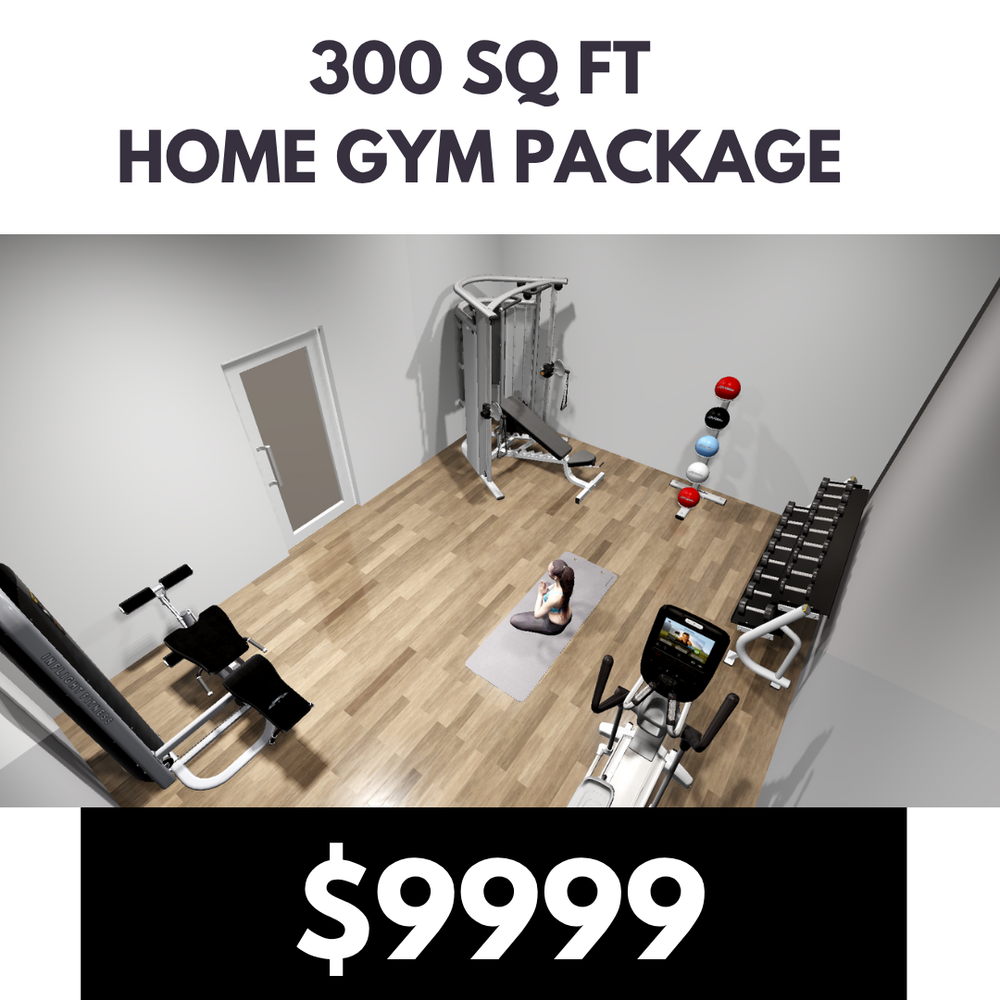 Home Gym Package - 300 Sq Ft