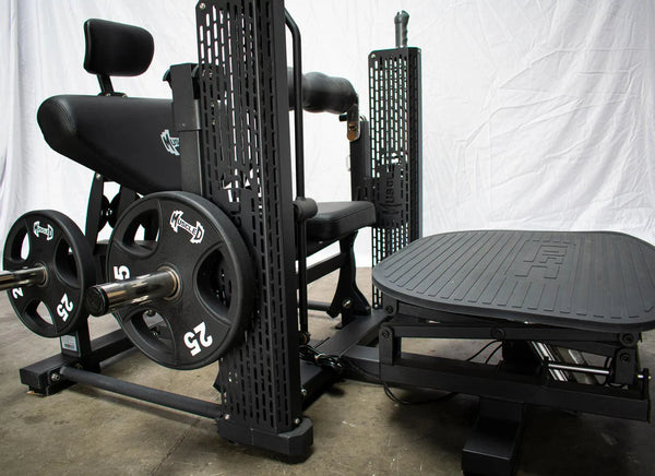 MDF Motorized Hip Thruster with Adjustable Foot Pad and Back Pad - Buy & Sell Fitness