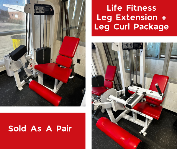 Life Fitness Pro2 Leg Extension / Leg Curl Package - Buy & Sell Fitness