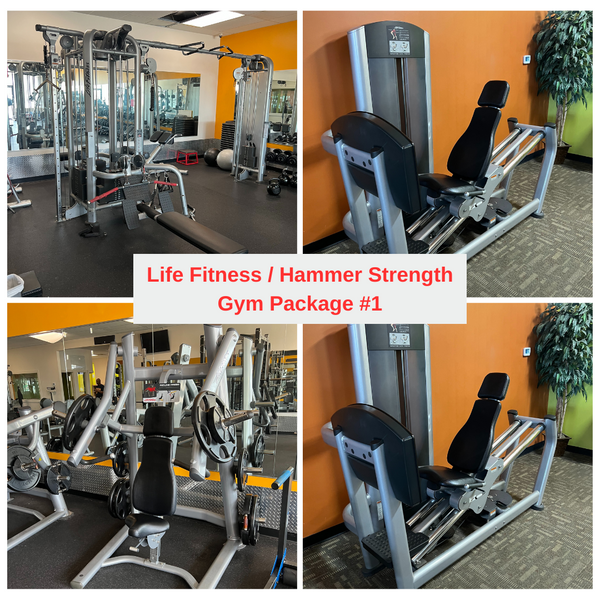 Life Fitness / Hammer Strength Gym Package # 1 - Buy & Sell Fitness