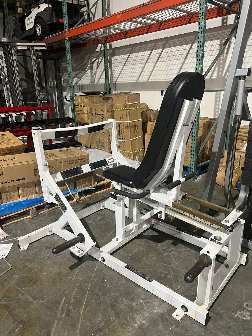 Hammer Strength Horizontal Plate Loaded Calf- Used - Buy & Sell Fitness