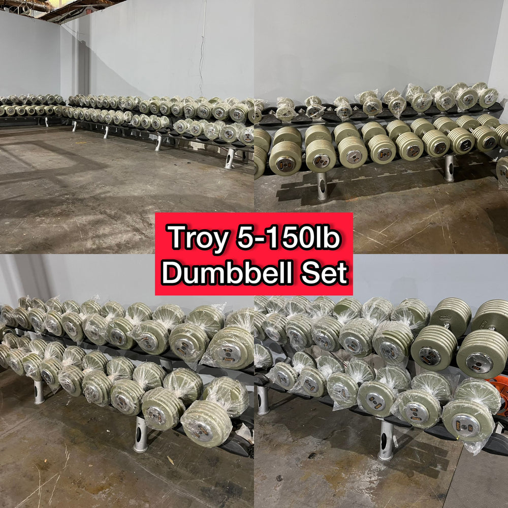 Troy 5-150lb Dumbbell Set - Iron Pro Style (new) - Buy & Sell Fitness