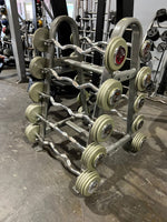 Troy 20-110lb Curved Barbell Set w/ Rack - Buy & Sell Fitness
