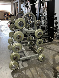 Troy 20-110lb Curved Barbell Set w/ Rack - Buy & Sell Fitness