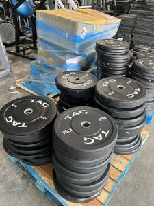 Tag Fitness Bumper Plates (2080lbs) Buy Sell Fitness