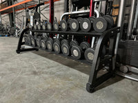 Hampton Urethane 5-50lb Gel Grip Dumbbell Set w/ Technogym Rack - Buy & Sell Fitness
