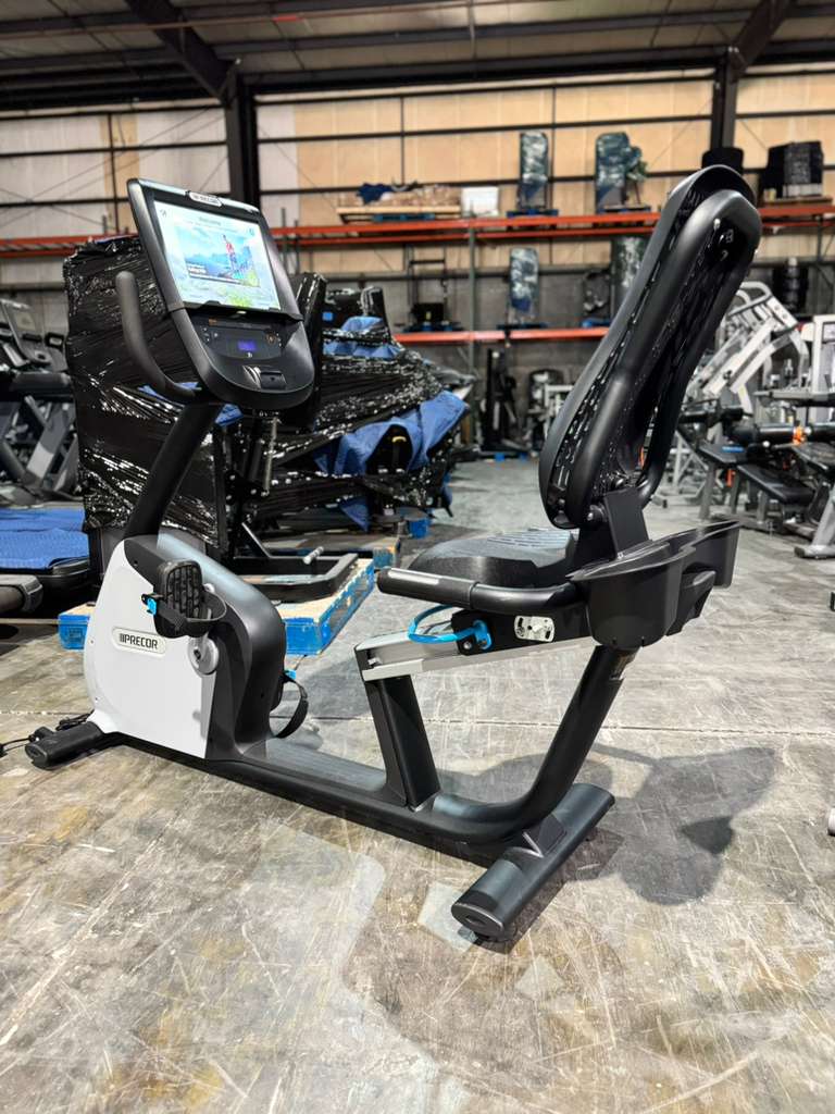 Precor RBK 885 Recumbent Bike w/ P82 Console