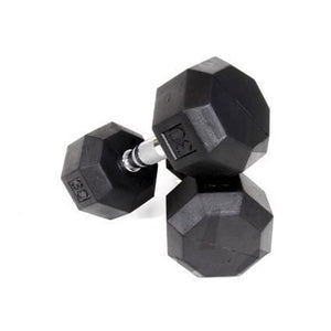 Troy VTX (5-100 lb) Rubber Dumbbells w/ Rack - Buy & Sell Fitness