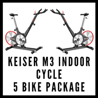 Package of (5) Keiser M3 Indoor Cycles Exercise Bike w/ Computer - Buy & Sell Fitness
