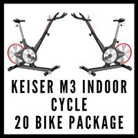 Package of (20) Keiser M3 Indoor Cycles Exercise Bike w/ Computer - Buy & Sell Fitness