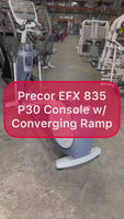 Precor EFX 835 Elliptical w/Converging Crossramp w/ p30  Console  - Refurbished

