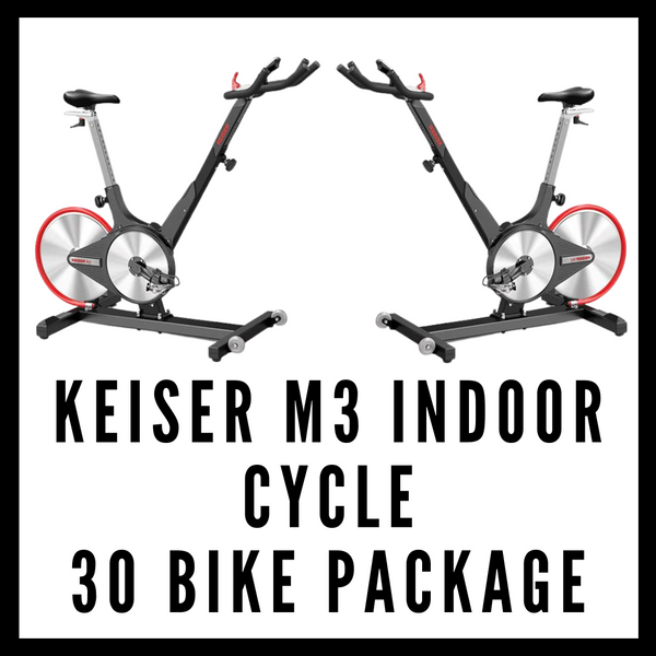 Package of (30) Keiser M3 Indoor Cycles Exercise Bike w/ Computer - Buy & Sell Fitness