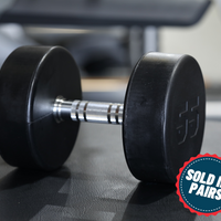 Core1 Nero Dumbbells - Premium Rubber - Pairs - Buy & Sell Fitness