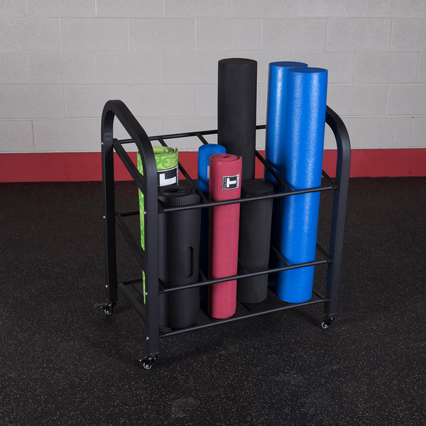 Body Solid Foam Roller and Yoga Mat Rack - Buy & Sell Fitness