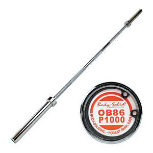 7 ft. Premium Olympic Power Bar-Chrome - Buy & Sell Fitness