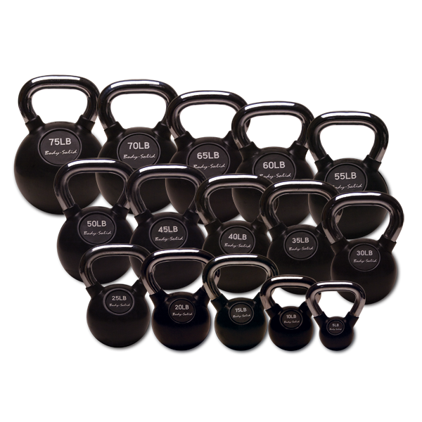 5-80lb Chrome Handle Kettlebell Set - Buy & Sell Fitness