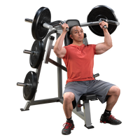 Body Solid Plate-Loaded Leverage Shoulder Press LVSP - Buy & Sell Fitness
