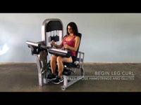 MDF Classic Series Seated Leg Curl
