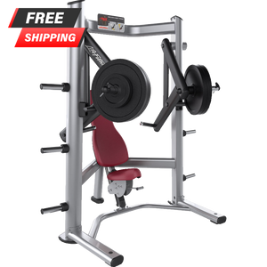 Plate loaded decline clearance chest press