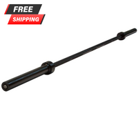 7' Black Oxide Olympic Bar - Buy & Sell Fitness
