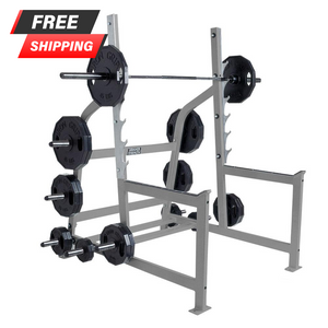 Hammer Strength Olympic Squat Rack  (w/12  Weight Horns) - Buy & Sell Fitness